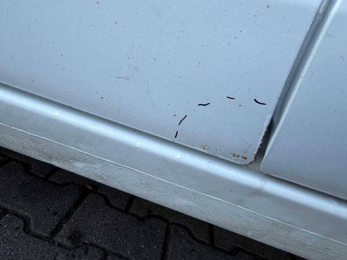 Opel Agila B original T&uuml;r vorn links 26U Galaxywei&szlig; Rohbau BJ09